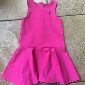 Polo Ralph Lauren skater style dress Hot Pink sz 5